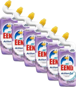 6x WC Eend Toiletreiniger Lavendel Fresh 750 Ml