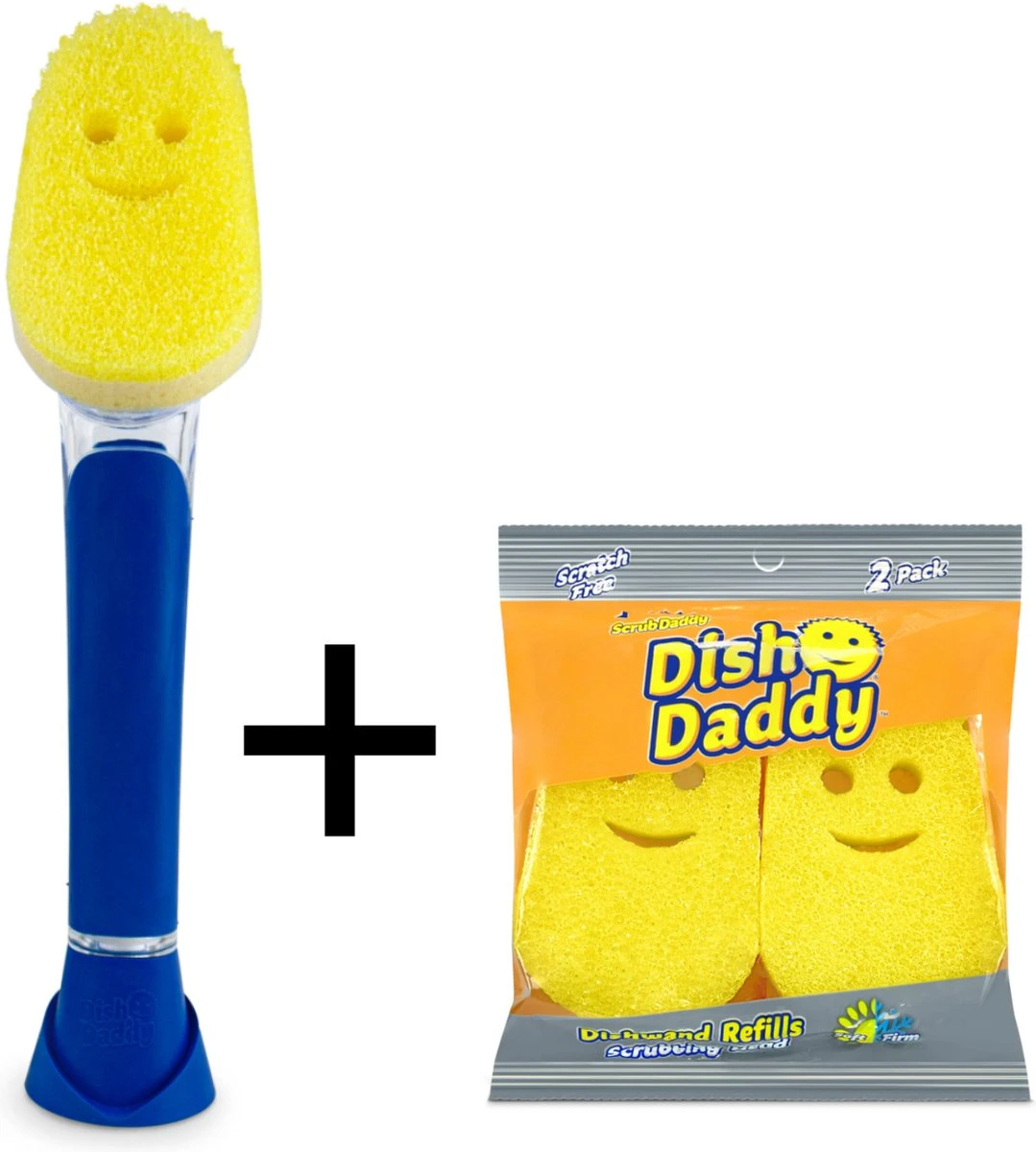 Scrub Daddy - Dish Washer - Scrub Mommy - Afwas Borstel - Incl. 2 Extra Sponzen 1 Scrub Daddy - Dish Washer - Scrub Mommy - Afwas Borstel - Incl. 2 Extra Sponzen