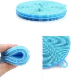 Merkloos Duurzame Siliconen Schoonmaak Spons - Schuurspons - Multifunctionele Siliconen Borstel - Keukenspons - Schoonmaakspons Voor In De Keuken - Dubbelzijdig - Universeel -Schoonmaakartikelen Winkel 1101x1200