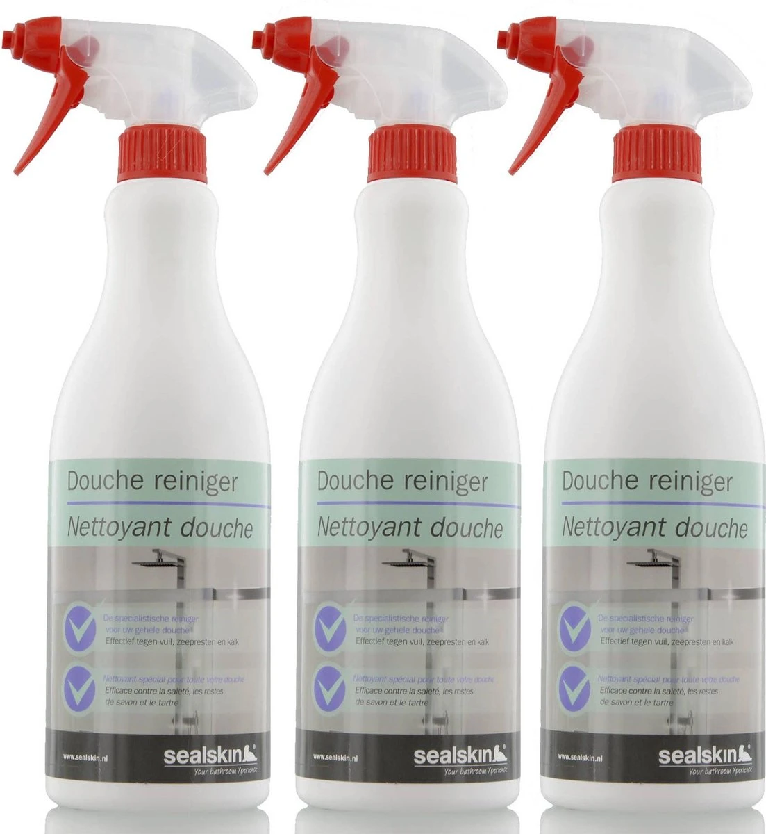 Sealskin Douchereiniger Voordeelverpakking 3 Stuks 1 Sealskin Douchereiniger Voordeelverpakking 3 Stuks