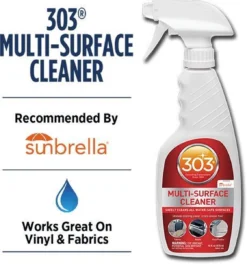 303® Multi-Surface Cleaner - 946 Ml | Veilig Voor Alle Soorten Bekleding En Vinyl. Vlekken Verdwijnen Binnen Enkele Minuten En Verkleurde Oppervlakken Komen Weer Tot Leven. -Schoonmaakartikelen Winkel 1121x1200 2