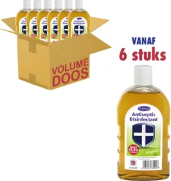 Dr Johnsons Ontsmettingsmiddel - 6 X 500ml Voordeelverpakking - Dettol Antiseptic Alternatief