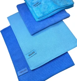 Droogdoek Set 2 Droogdoeken + 2 Microvezel Schoonmaakdoeken