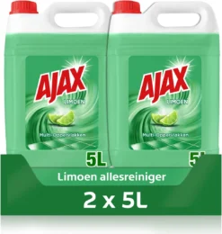 Ajax® Ajax Allesreiniger Limoen 2 X 5L - Voordeelverpakking