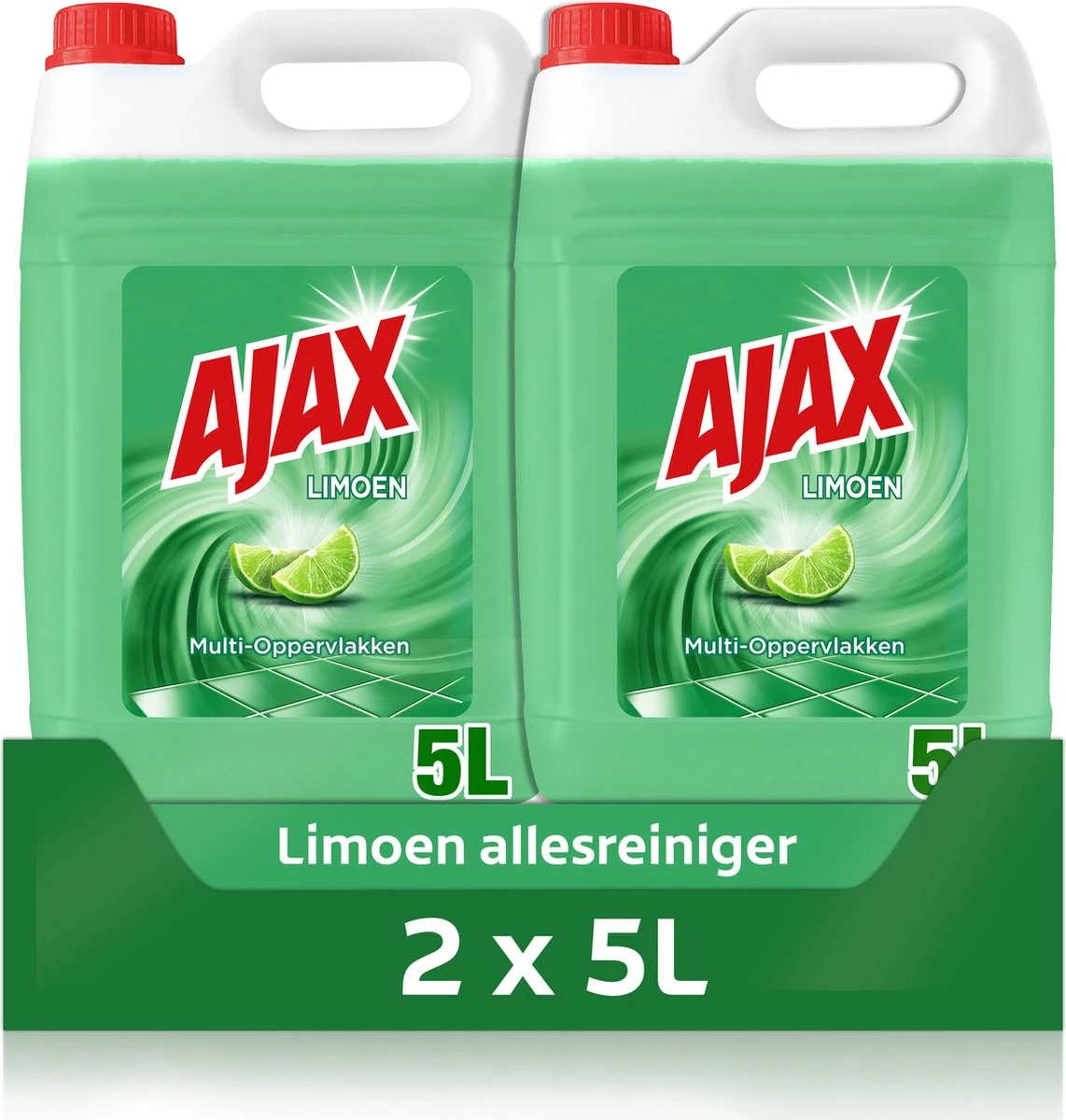 Ajax® Ajax Allesreiniger Limoen 2 X 5L - Voordeelverpakking 1 Ajax® Ajax Allesreiniger Limoen 2 X 5L - Voordeelverpakking
