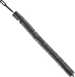 Merkloos 1x Grijze Radiator/verwarming Schoonmaak Borstel Buigbaar 70 Cm - Huishouding - Schoonmaakproducten - Verwarmingsbuizen Schoonmaken - Borstels Voor Verwarmingen/radiatoren