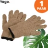 Yago Microvezel Handschoenen Om Stof Te Verwijderen | Extra Absorberend | Stofvrij | Planten | Auto | Eenvoudig Schoonmaken | Lampen | Stofmagneet | One Size Fits All | Duurzaam | Geen Krassen