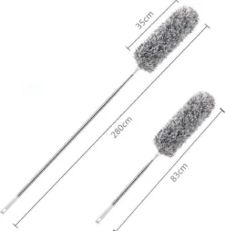 7Style Collection - Microvezel Plumeau Met Uitschuifbare Telescoopsteel Tot 280 CM - Ragebol RVS -Schoonmaakartikelen Winkel 1171x1200 3