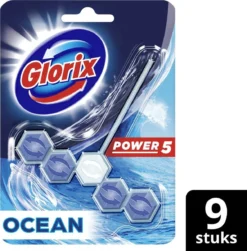 Glorix Power 5 Toiletblokken - Ocean - 9 Stuks - Halfjaarbox - Voordeelverpakking 12 Glorix Power 5 Toiletblokken - Ocean - 9 Stuks - Halfjaarbox - Voordeelverpakking -Schoonmaakartikelen Winkel 1180x1200 2