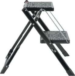 Huishoudtrap Opstapje Handy Zwart 2 Treden -Schoonmaakartikelen Winkel 1182x1200 1