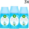 Air Wick Freshmatic Automatische Spray - Luchtverfrisser - Pure Lentedauw Navulling - 3 Stuks