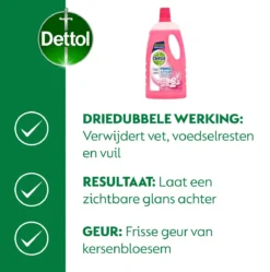 Dettol - Power & Fresh - Allesreiniger - Kersenbloesem - 8 X 1 Liter -Schoonmaakartikelen Winkel 1189x1200 1