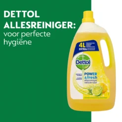 Dettol - Power & Fresh - Allesreiniger - Citrus - 3 X 4 Liter -Schoonmaakartikelen Winkel 1192x1200 4