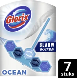 Glorix Power 5+ Ocean Toiletblokken - 7 Stuks - Voordeelverpakking