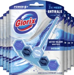 Glorix Power 5+ Ocean Toiletblokken - 7 Stuks - Voordeelverpakking -Schoonmaakartikelen Winkel 1195x1200 3