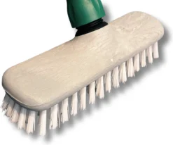 MAUS Luiwagen Met Steel - Schrobborstel 25 Cm. Polyamide Wit - Schrobber Met Steel - Made In EU -Schoonmaakartikelen Winkel 1200x1002