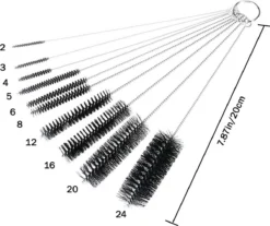 *** Schoonmaak Borstel/Rager Set 10 Stuks - Schoonmaak Ragertjes - Borstels Herbruikbare Rietjes - Van Heble®*** -Schoonmaakartikelen Winkel 1200x1006 1