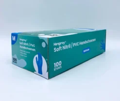 Merkloos Wegwerp Handschoenen - Nitril Handschoenen - Poedervrij - Blauw - Maat M - 100 Stuks