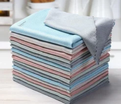 Lopoleis FACU XIV Microvezeldoekjes – 10 Stuks – Microvezeldoeken – Streepvrij – Reinigingsdoekjes – Schoonmaakdoeken – Spiegeldoeken – 30 X 40 Cm