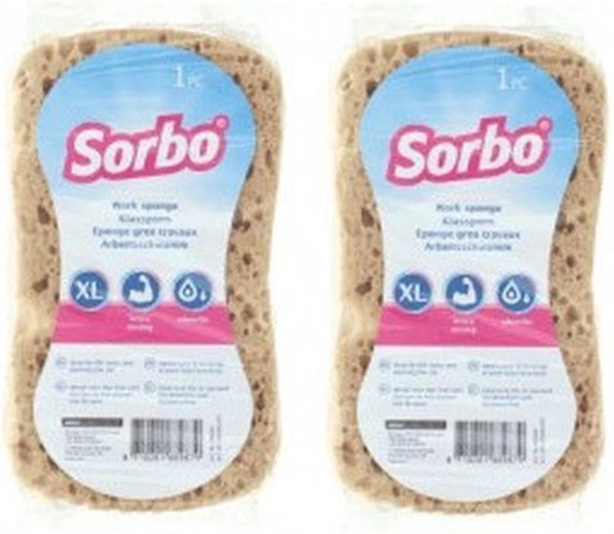 2x Grote Sorbo Schoonmaakspons / Viscose Autospons 20 X11 Cm - Schoonmaakartikelen / Auto Wassen 3 2x Grote Sorbo Schoonmaakspons / Viscose Autospons 20 X11 Cm - Schoonmaakartikelen / Auto Wassen - Afbeelding 3