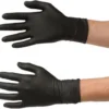 Handschoenen Wegwerp Nitril - Latex Vrij - Ongepoederd - Zwart - Maat XL - 100 Stuks
