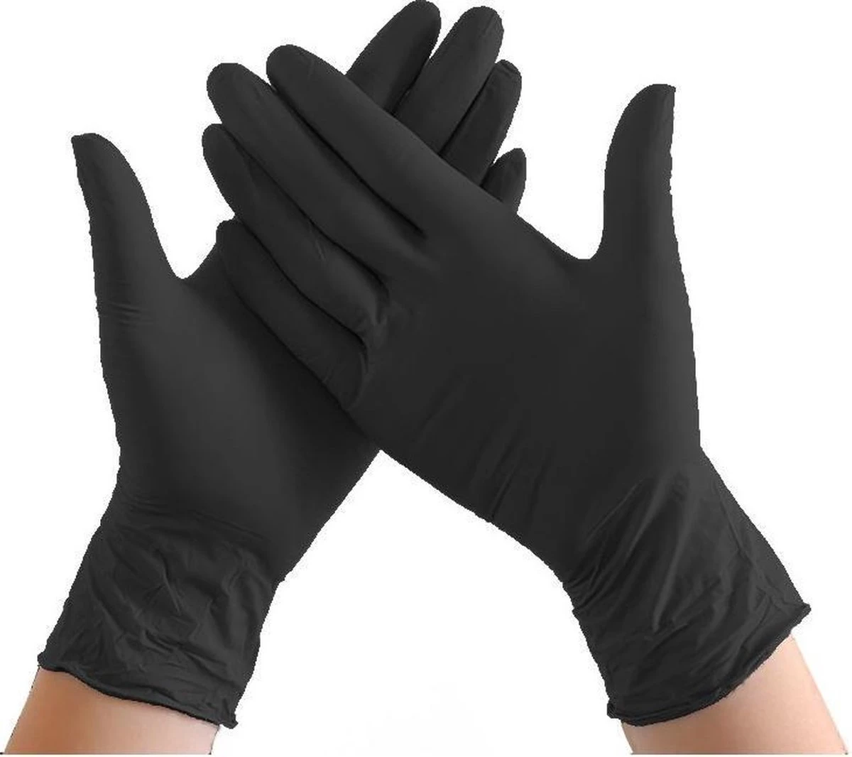 Merkloos Handschoenen Wegwerp Nitril - Latex Vrij - Poedervrij -Zwart - Maat M - 100 Stuks 1 Merkloos Handschoenen Wegwerp Nitril - Latex Vrij - Poedervrij -Zwart - Maat M - 100 Stuks