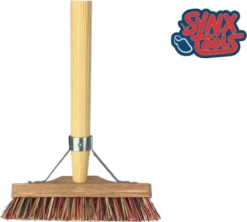 Synx Tools Luiwagen Union Mix Nylon Extra Hard 22cm - Tegel Bezem Schrobber- Bezemsteel - Schoonmaakbezem - Schrobborstels - Bezems Met Steel 150 Cm -Schoonmaakartikelen Winkel 1200x1079