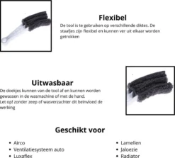 2x Luxaflex Reiniger - Jaloezie Reiniger - Lamellen Borstel - Stoffer -Plumeau - Stof Reiniger - Microvezeldoek - Borstel - -Schoonmaakartikelen Winkel 1200x1085