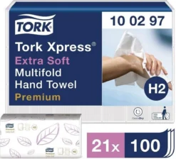 Tork Handdoekpapier Intervouw Super-soft 2-laags 2100 Vel -Schoonmaakartikelen Winkel 1200x1088 2