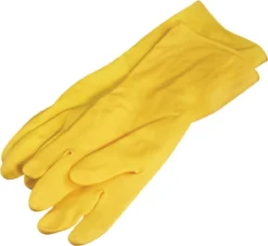 Multy Luxe Huishoudhandschoenen Maat M - Natuurlatex Met Katoenen Vlokvoering - Anti Slip - Rubberen Handschoenen - Waterdicht - Natuurlijk Latex - Maat M -Schoonmaakartikelen Winkel 1200x1096 1