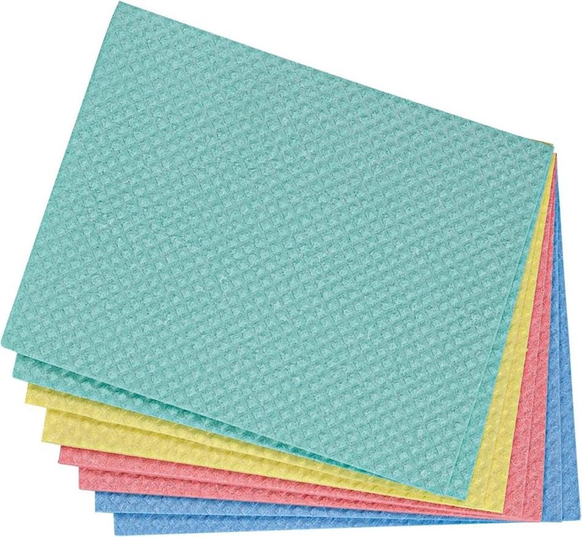 MAUS 40 Stuks Sponsdoekjes 4 Kleuren Mix 20 X 18 Cm - Extreem Absorberend - Bespaar Keukenpapier - Duurzaam 2 MAUS 40 Stuks Sponsdoekjes 4 Kleuren Mix 20 X 18 Cm - Extreem Absorberend - Bespaar Keukenpapier - Duurzaam - Afbeelding 2