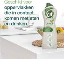 Cif CleanBoost Cream Original Schuurmiddel - 8 X 750 Ml - Voordeelverpakking -Schoonmaakartikelen Winkel 1200x1118 4