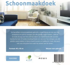 Ballista Ramenset Raamdoeken Droogdoek 45 X 60 Cm + Nanofiber 40 X 40 Cm Beide In Het Blauw Klasse 1 -Schoonmaakartikelen Winkel 1200x1122 5