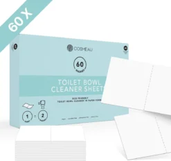 Cosmeau Toiletreiniger Sheets 60 Beurten Wasvellen Detergent Sheets Eco Toilet Strips - Cosmo Cosmea Kosmo