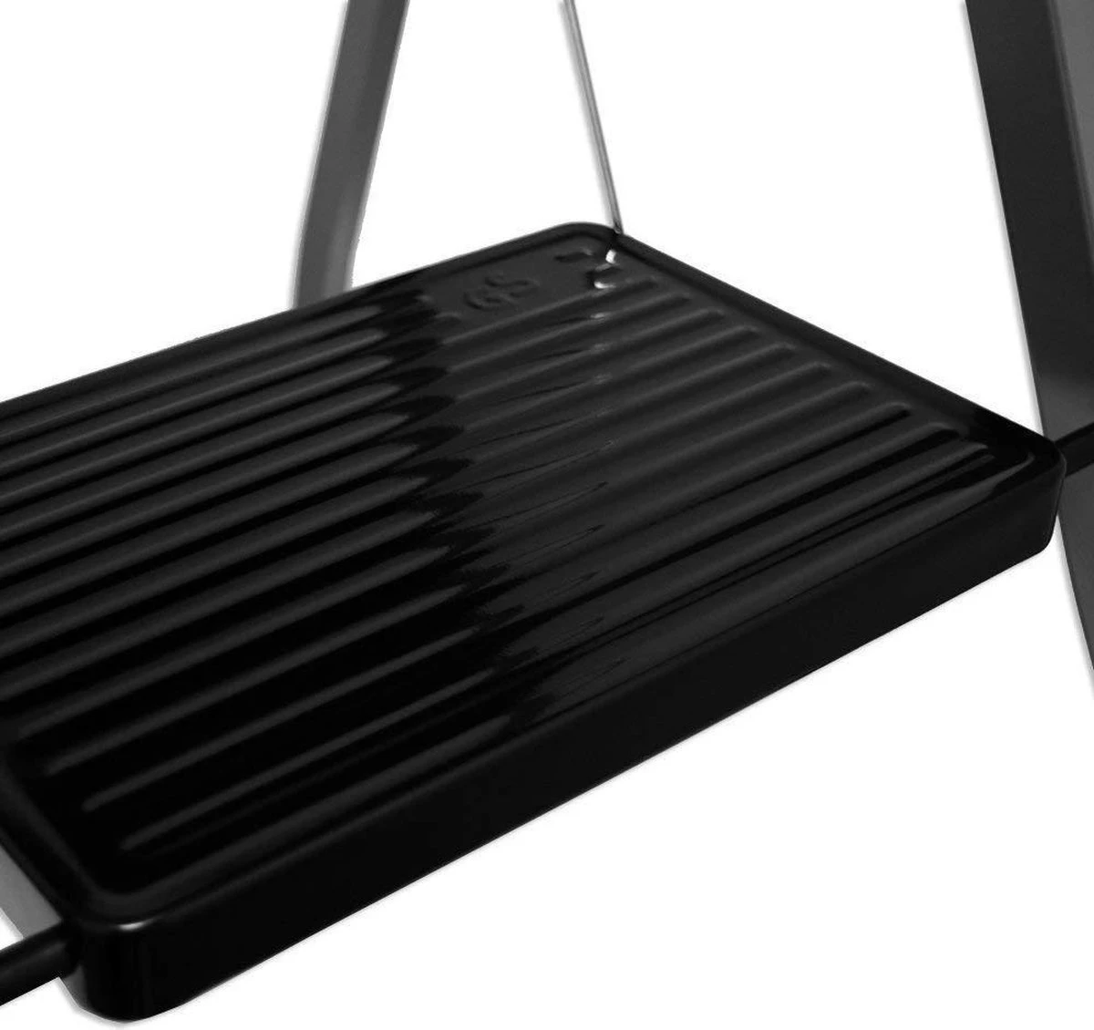 Excellent Houseware Inklapbare Keukentrap - 2 Treden - Tot 150kg - Metaal 3 Excellent Houseware Inklapbare Keukentrap - 2 Treden - Tot 150kg - Metaal - Afbeelding 3