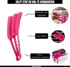 Jaloezie Reiniger - Lamellen Reiniger - Plumeau - Roze - Inclusief Voegenreiniger -Schoonmaakartikelen Winkel 1200x1145 1