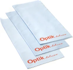 Optik- Deluxe Brillenpoetsdoekje Microvezel Brillendoekje Poetsdoekje Glazen Schoonmaakdoekje 3 X 20 X 20 Cm