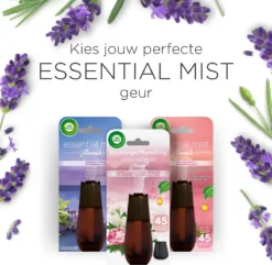 Air Wick Essential Mist Luchtverfrisser - Ontspannende Lavendel - 1 Zwart Apparaat + 2 Navullingen -Schoonmaakartikelen Winkel 1200x1169 3