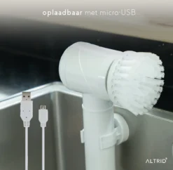 Altrid Elektrische Schoonmaakborstel - Oplaadbaar - Verbeterde Versie - 3 Opzetstukken - Poetsmachine - Handborstel - Schrobborstel - Schrobber - Reinigingsborstel - Schoonmaakmiddelen -Schoonmaakartikelen Winkel 1200x1176 3