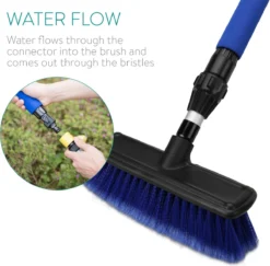 Navaris Telescopische Autowasborstel - Watergevoerde Wasborstel Voor Auto's En Ramen Met Uitschuifbare Lange Handgreep En Zachte Haren - Blauw -Schoonmaakartikelen Winkel 1200x1182 2