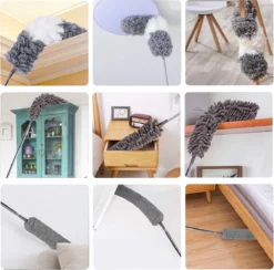 ForDig 7-Delige Plumeau Set - Duster Met Telescoopsteel Uitschuifbaar Tot 250 Cm - Inclusief Ragebol / Voegenborstel / Microvezel Doek / Chenille Borstel - Wasbaar - 360 Graden Draaibaar -Schoonmaakartikelen Winkel 1200x1184 1