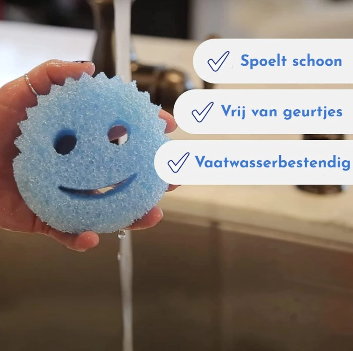 Scrub Daddy - Spons 3 Kleuren - Schoonmaak Spons 9 Scrub Daddy - Spons 3 Kleuren - Schoonmaak Spons - Afbeelding 9
