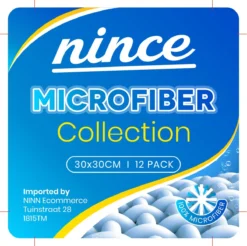 Nince Microvezeldoekjes - Set Van 12 - Schoonmaakdoekjes 30x30 - Reinigingsdoekjes - Vaatdoekjes -Schoonmaakartikelen Winkel 1200x1195 11