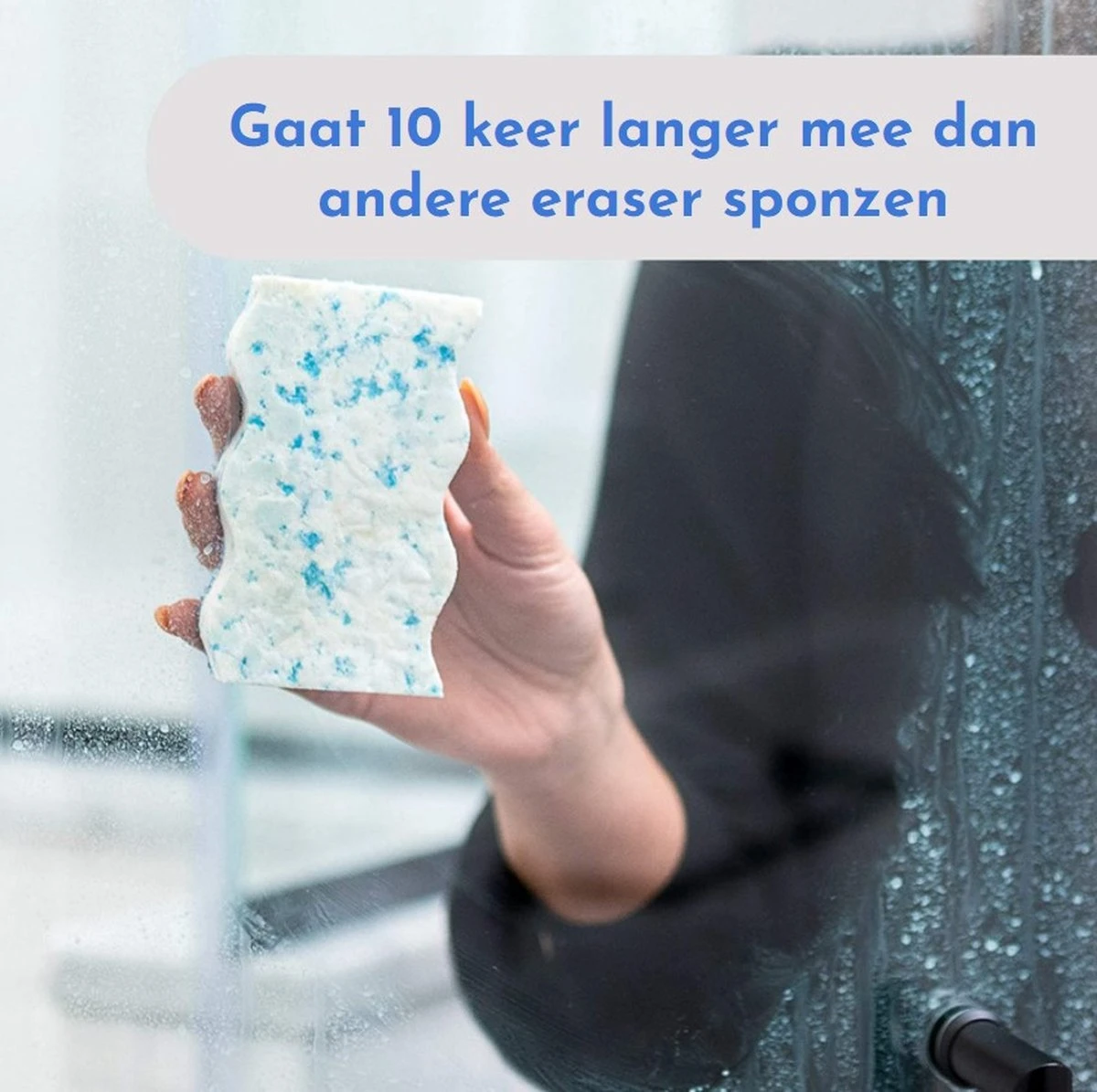 Scrub Daddy Wonderspons - Eraser Daddy - Vlekken Verwijderaar - 10x Steviger - 2 Kleuren 3 Scrub Daddy Wonderspons - Eraser Daddy - Vlekken Verwijderaar - 10x Steviger - 2 Kleuren - Afbeelding 3