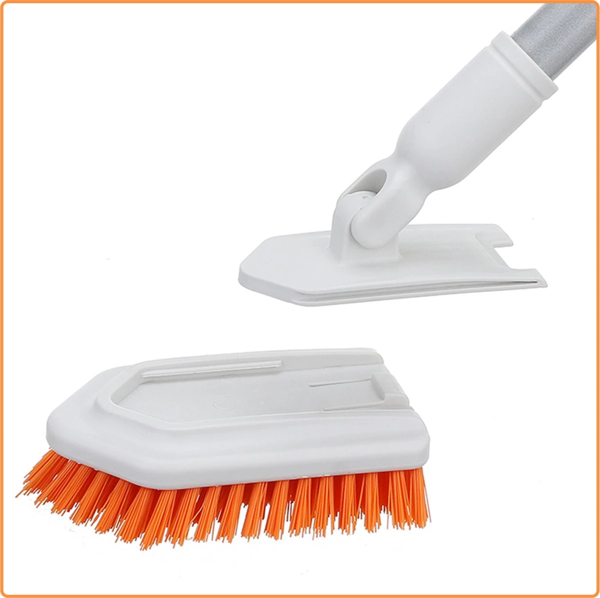 Merkloos Badkamer Reinigingsborstel - Badkamerschrobborstel - Reinigingsborstel - Met Afneembare Telescopische Handgreep En 180° Verstelbare Gezamenlijke Reinigingsborstel - Lange Steel 107 Cm 8 Merkloos Badkamer Reinigingsborstel - Badkamerschrobborstel - Reinigingsborstel - Met Afneembare Telescopische Handgreep En 180° Verstelbare Gezamenlijke Reinigingsborstel - Lange Steel 107 Cm - Afbeelding 8