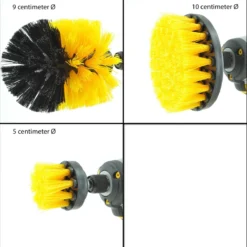 Merkloos Kibani 3 Delige Borstelset Voor Boormachine - Schrobborstel - Polypropyleen - Borstel Boormachine - Schuurborstel - Automatische Reiniging - Reinigingsborstels Voor Boormachine - Schoonmaakborstel -Schoonmaakartikelen Winkel 1200x1198 6