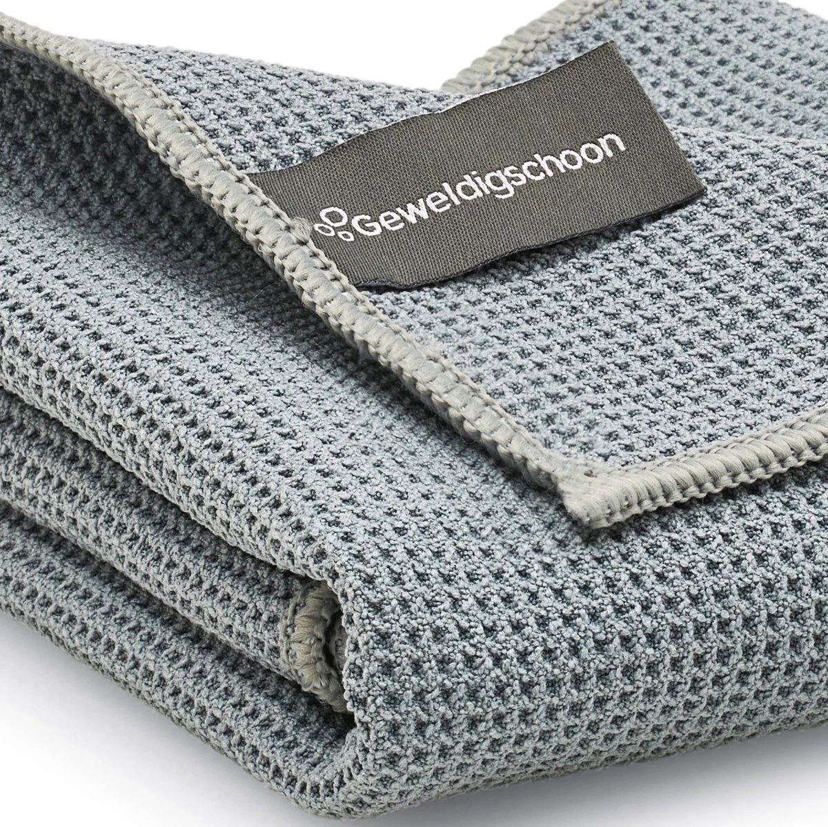 Geweldigschoon Grijze Microvezel Raamdoekenset Bestaande Uit 1 Schoonmaakdoek + 1 Droogdoek (raamdoeken, Raamset) 3 Geweldigschoon Grijze Microvezel Raamdoekenset Bestaande Uit 1 Schoonmaakdoek + 1 Droogdoek (raamdoeken, Raamset) - Afbeelding 3