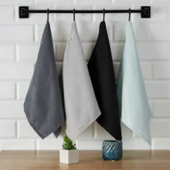 Tuiste Set Van 4, Grijs, Microvezel Microvezeldoeken, Permium Poetsdoeken, Stofdoeken, Nano Poetsdoeken, Micro Magic Magische Doeken, Multifunctionele Reinigingsdoeken, Set Van 4, 37 X 57 Cm -Schoonmaakartikelen Winkel 1200x1200 1010