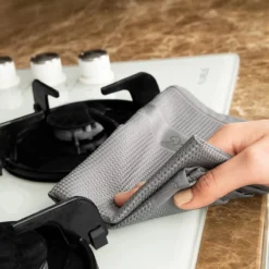 Tuiste Set Van 4, Grijs, Microvezel Microvezeldoeken, Permium Poetsdoeken, Stofdoeken, Nano Poetsdoeken, Micro Magic Magische Doeken, Multifunctionele Reinigingsdoeken, Set Van 4, 37 X 57 Cm -Schoonmaakartikelen Winkel 1200x1200 1012