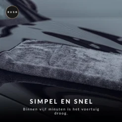RUSH Microvezeldoek - Droogdoek - Auto Wassen - Auto & Motor - 60 X 80 Cm - 600GSM -Schoonmaakartikelen Winkel 1200x1200 1098